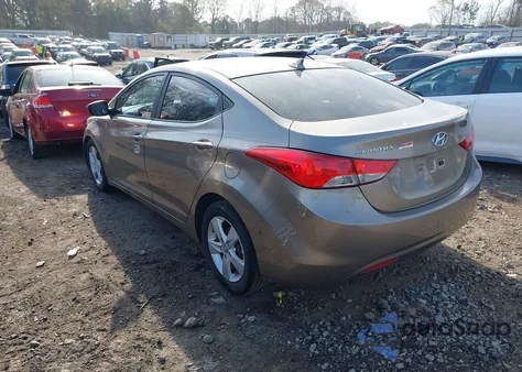 2013 Hyundai Elantra Gls из США, поврежденный, VIN 5NPDH4AE9DH445213